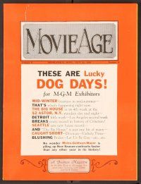 2k032 MOVIE AGE exhibitor magazine July 22, 1930 sound equipment for small theaters, Tim McCoy!