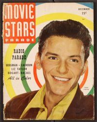 2k101 MOVIE STARS PARADE magazine December 1947 portrait of Frank Sinatra by Eric Carpenter!