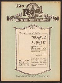 2k023 REEL JOURNAL exhibitor magazine April 23, 1921 Lester Cuneo as gambling Lone Hand Wilson!