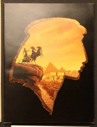 2k245 PRINCE OF EGYPT presskit '98 Dreamworks cartoon, image of Moses on chariot overlooking city!