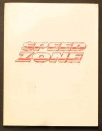 2k254 SPEED ZONE presskit '89 John Candy, Eugene Levy, Peter Boyle, Brooke Shields, car racing!