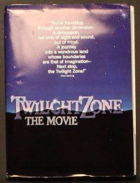 2k263 TWILIGHT ZONE presskit '83 George Miller, Steven Spielberg, from Rod Serling TV series