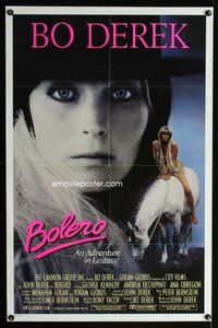2m103 BOLERO 1sh '84 sexiest naked Bo Derek on horseback, an adventure in ecstasy!
