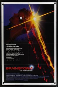 2m114 BRAINSTORM 1sh '83 the door to the mind is open, the ultimate experience!