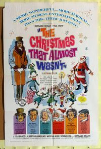 2m171 CHRISTMAS THAT ALMOST WASN'T 1sh '66 Rossano Brazzi, Italian holiday fantasy musical!