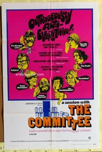 2m197 COMMITTEE 1sh '69 counterculture, drugs & draft, outrageously anti-everything!