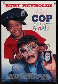 2m207 COP & A HALF 1sh '93 directed by Henry Winkler, wacky Burt Reynolds & Norman Golden!