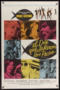 2m241 DAY THE FISH CAME OUT Spanish/U.S. 1sh '67 Michael Cacoyannis, images of sexy Candice Bergen!
