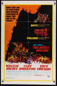 2m262 DEVIL'S BRIGADE 1sh '68 William Holden, Cliff Robertson, Vince Edwards, cool art by Kossin!