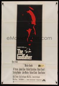 2m387 GODFATHER English 1sh '72 Marlon Brando, Al Pacino, Francis Ford Coppola crime classic!