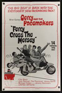 2m334 FERRY CROSS THE MERSEY 1sh '65 rock & roll, the big beat is back, Gerry & the Pacemakers!