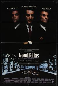 2m394 GOODFELLAS 1sh '90 Robert De Niro, Joe Pesci, Ray Liotta, Martin Scorsese classic!