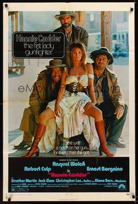 2m415 HANNIE CAULDER 1sh '72 sexiest cowgirl Raquel Welch, Jack Elam, Robert Culp, Ernest Borgnine