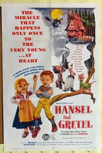 2m416 HANSEL & GRETEL 1sh R65 classic fantasy tale acted out by cool Kinemin puppets!