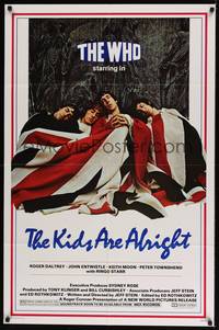 2m522 KIDS ARE ALRIGHT 1sh '79 Jeff Stein, Roger Daltrey, Peter Townshend, The Who, rock & roll!