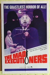 2m547 MAD EXECUTIONERS 1sh '65 Edwin Zbonek's Der Henker von London, horror!