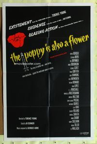 2m647 POPPY IS ALSO A FLOWER 1sh '66 directed by Terence Young, drug smuggling!