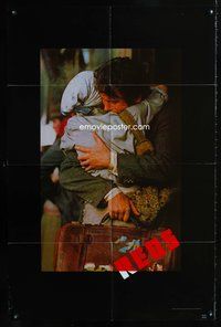 2m674 REDS 1sh '81 Warren Beatty as John Reed & Diane Keaton in Russia!