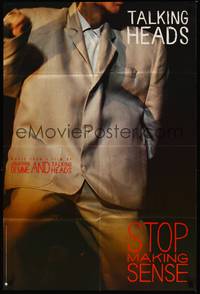 2m796 STOP MAKING SENSE soundtrack special 24x36 '84 Talking Heads, close-up of David Byrne's suit!