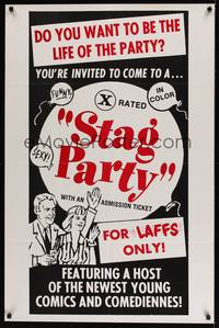 2m776 STAG PARTY 1sh '70s become the life of the party, for laffs only!