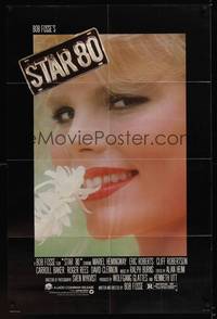 2m780 STAR 80 1sh '83 super close up of sexy Mariel Hemingway as Dorothy Stratten, Bob Fosse!