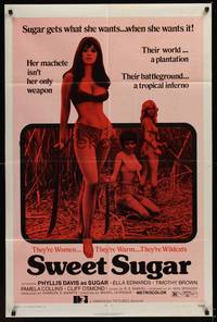 2m839 SWEET SUGAR 1sh '72 sexy bad girls, Sugar gets what she wants...when she wants it!