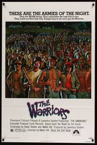 2m951 WARRIORS 1sh '79 Walter Hill, Jarvis artwork of the armies of the night!
