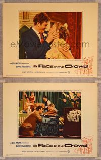 2p892 FACE IN THE CROWD 2 LCs '57 Andy Griffith, Patricia Neal, Elia Kazan directed!
