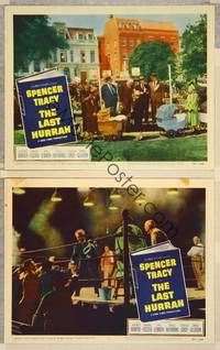 2p920 LAST HURRAH 2 LCs '58 directed by John Ford, images of Spencer Tracy!