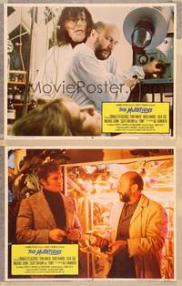 2p940 MUTATIONS 2 LCs '74 creepy image of mad doctor Donald Pleasence & mutant!