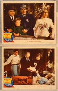 2p943 MY BROTHER TALKS TO HORSES 2 LCs '47 Butch Jenkins, Peter Lawford, Beverly Tyler!