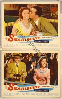 2p978 STORY OF SEABISCUIT 2 LCs '49 Shirley Temple, Barry Fitzgerald, horse racing!