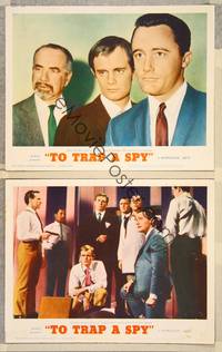 2p990 TO TRAP A SPY 2 LCs '66 Robert Vaughn, David McCallum, The Man from UNCLE!