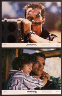 2p140 COMMANDO 8 color 11x14 stills '85 cool action images of Arnold Schwarzenegger, Alyssa Milano!