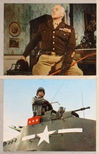 2p005 PATTON 14 color 11x14 Italy/US stills '70 General George C. Scott military WWII classic!