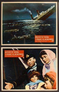 2p396 NIGHT TO REMEMBER 8 Eng/Italy LC '58 English Titanic biography, John Floherty Jr.!