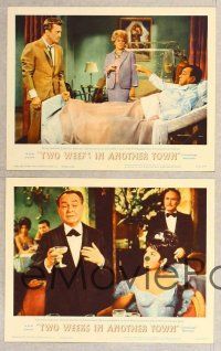 2p050 2 WEEKS IN ANOTHER TOWN 8 LCs '62 Kirk Douglas & sexy Cyd Charisse, Edward G. Robinson!