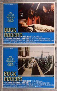 2p714 BUCK ROGERS 4 LCs '79 classic sci-fi comic strip, Pamela Hensley, Henry Silva!