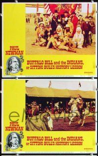 2p113 BUFFALO BILL & THE INDIANS 8 LCs '76 Burt Lancaster, Paul Newman as William F. Cody!