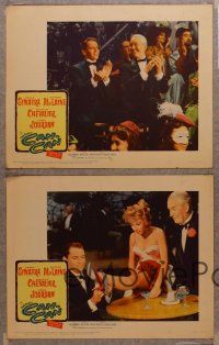 2p695 CAN-CAN 5 LCs '60 Frank Sinatra, Shirley MacLaine, Maurice Chevalier!