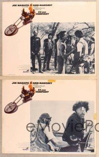 2p694 C.C. & COMPANY 5 LCs '70 Joe Namath , Ann-Margret & William Smith, biker gang action!