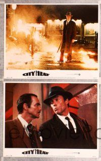2p131 CITY HEAT 8 LCs '84 cool images of Clint Eastwood the cop & Burt Reynolds the detective!