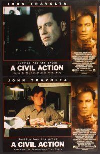 2p133 CIVIL ACTION 8 int'l LCs '98 great images of John Travolta as attorney for leukemia victims!