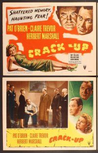 2p144 CRACK-UP 8 LCs '46 Pat O'Brien, sexiest Claire Trevor, Herbert Marshall!