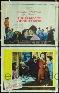2p167 DIARY OF ANNE FRANK 8 LCs '59 Millie Perkins as Jewish girl in hiding in World War II!