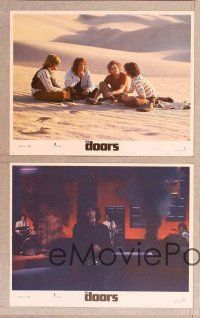 2p176 DOORS 8 LCs '90 cool images of Val Kilmer as Jim Morrison, Meg Ryan!