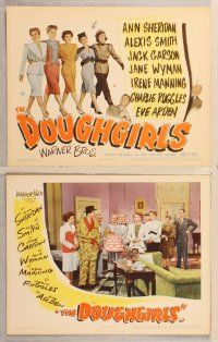 2p179 DOUGHGIRLS 8 LCs '44 sexy Ann Sheridan, Alexis Smith & Jane Wyman at home during WWII!