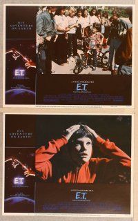 2p188 E.T. THE EXTRA TERRESTRIAL 8 LCs '82 Steven Spielberg classic, Henry Thomas, Drew Barrymore!