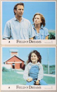 2p205 FIELD OF DREAMS 8 LCs '89 Kevin Costner baseball classic, Amy Madigan!