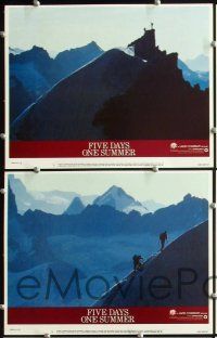 2p212 FIVE DAYS ONE SUMMER 8 LCs '82 Sean Connery, Zinnemann, cool mountain climbing images!